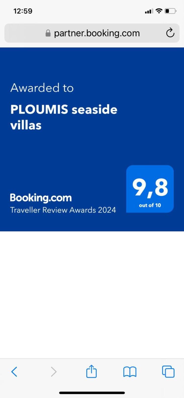 Ploumis Seaside Villas Stavros  Exterior photo